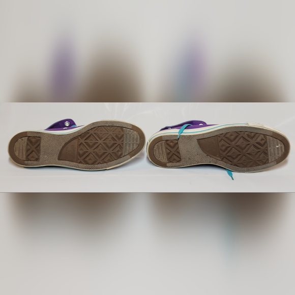 Converse All Star Snap Low Top Size 9.5 Teal and Purple (men's size 7.5) - Picture 14 of 14